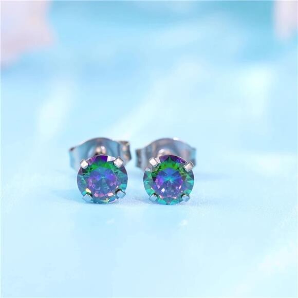 Hypoallergenic G23 Titanium Earrings, F136 Implant Grade Pure Titanium - Picture 6 of 7